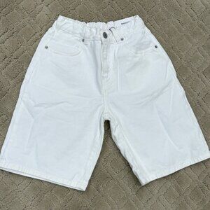 Zara Kids White Casual Shorts